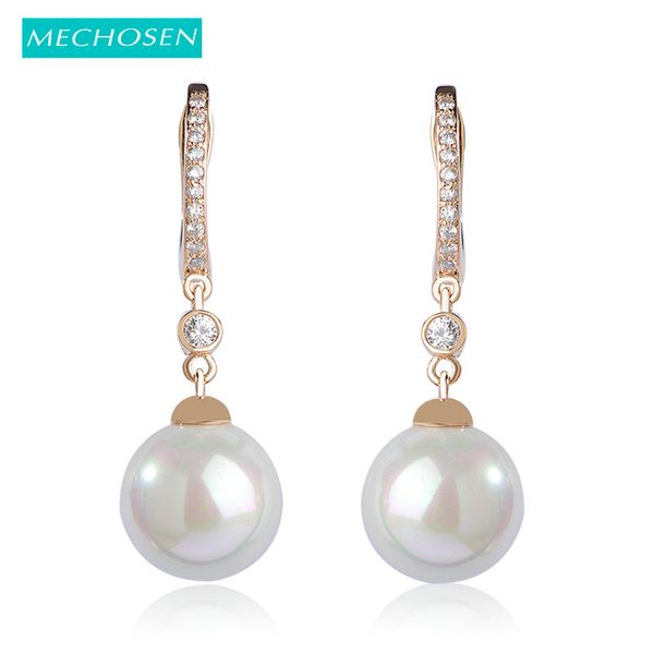 mechosen noble design exclusive glossy imitation pearl earrings princess hook pendientes perlas women's day orecchini haut femme, Silver
mechosen noble design exclusive glossy imitation pearl earrings princess hook pendientes perlas women's day orecchini haut femme, Silver