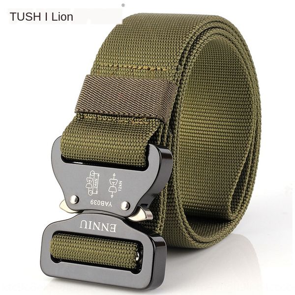 tushi aluminum alloy buckle tusi aluminum alloy band male fan belt multifunctional nylon tactical training belt, Black;brown
tushi aluminum alloy buckle tusi aluminum alloy band male fan belt multifunctional nylon tactical training belt, Black;brown