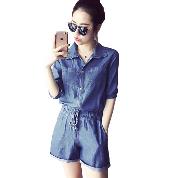 women's jumpsuits & rompers 2021 summer vintage denim womens jumpsuit bodysuit blue short sleeve elegant women one piece cm190, Black;white
women's jumpsuits & rompers 2021 summer vintage denim womens jumpsuit bodysuit blue short sleeve elegant women one piece cm190, Black;white