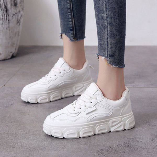 small white tide shoes female 2020 autumn and winter new wild thick bottom increased plus velvet old shoes, Black
small white tide shoes female 2020 autumn and winter new wild thick bottom increased plus velvet old shoes, Black