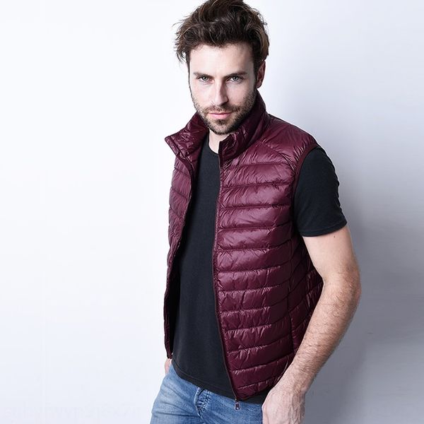 2019 новый мужской стенд воротник вниз жилет vestlarge размер случайных мужской короткий тонкий жилет очень большой, Black
2019 новый мужской стенд воротник вниз жилет vestlarge размер случайных мужской короткий тонкий жилет очень большой, Black