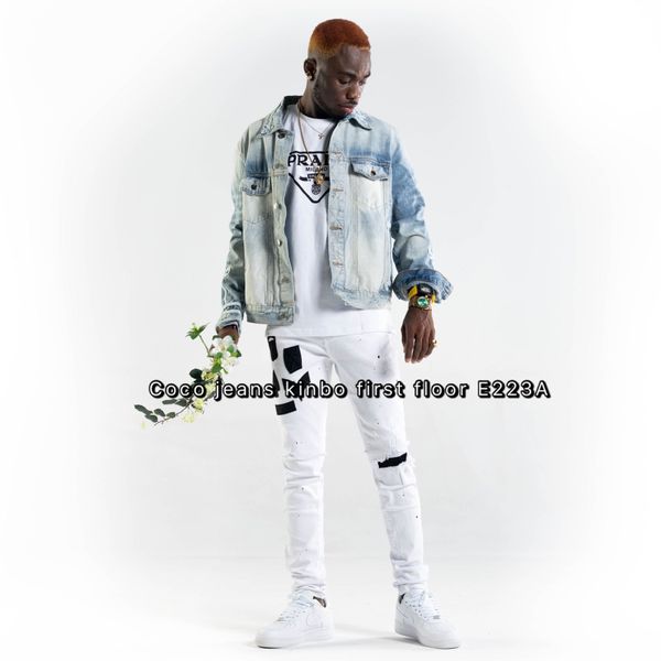 wholesale fashionable men's jeans men's skinny ripped white striped jeans men's stretch slim drawstring locomotive jeans blac, Blue
wholesale fashionable men's jeans men's skinny ripped white striped jeans men's stretch slim drawstring locomotive jeans blac, Blue