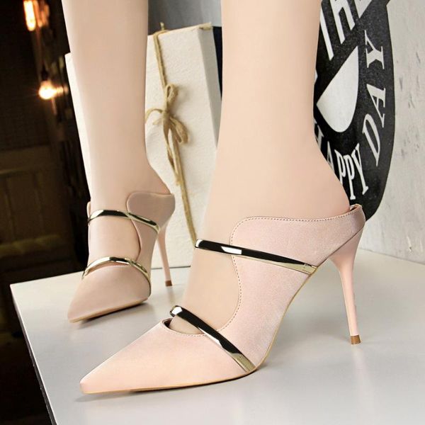 women pumps women high heel sandals 2020 summer pointed shallow ladies high-heeled slippers fashion silk wedding party shoe, Black
women pumps women high heel sandals 2020 summer pointed shallow ladies high-heeled slippers fashion silk wedding party shoe, Black