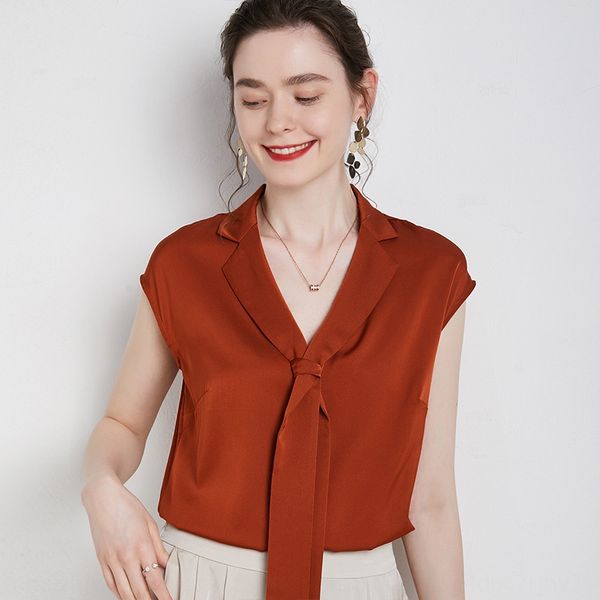 t-shirt short-sleeved slim women's clothing 2020 new fashion design family planning silk t-shirt silkniche tie mulberry silk top, White
t-shirt short-sleeved slim women's clothing 2020 new fashion design family planning silk t-shirt silkniche tie mulberry silk top, White