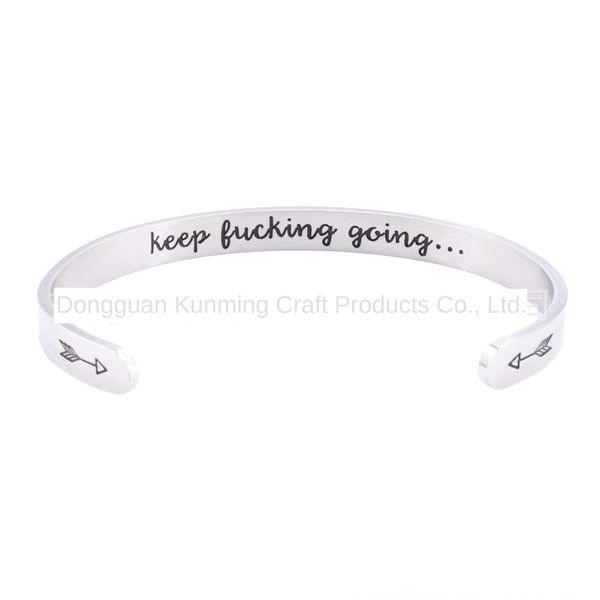 jewelry keep fucking going stainless steel lettering jewelry bracelet keep fucking going stainless steel bracelet lettering, Silver
jewelry keep fucking going stainless steel lettering jewelry bracelet keep fucking going stainless steel bracelet lettering, Silver