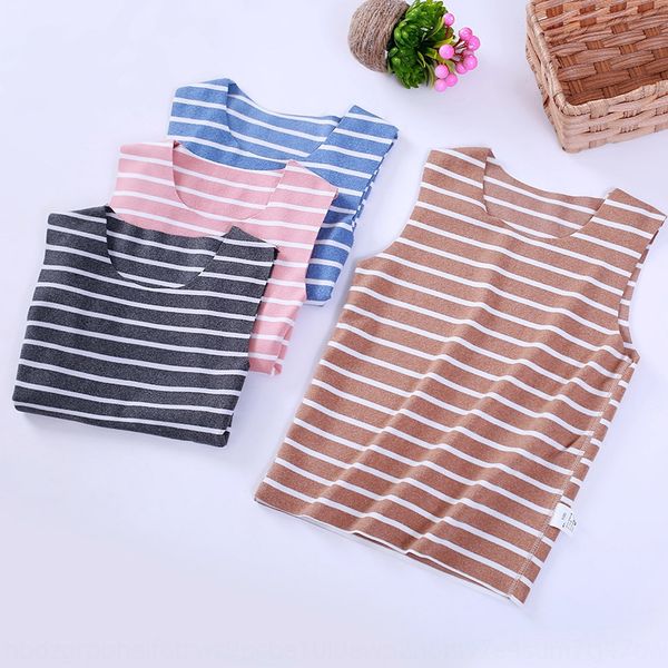 2020 autumn new boysand girlsthermal fiber casual warm vest cut striped inside wear all-match children's vest, Blue
2020 autumn new boysand girlsthermal fiber casual warm vest cut striped inside wear all-match children's vest, Blue