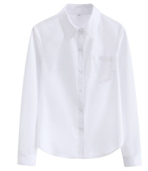 shirt japanese college style summer female pointed collar short-sleeved work uniform students uniform1, White
shirt japanese college style summer female pointed collar short-sleeved work uniform students uniform1, White