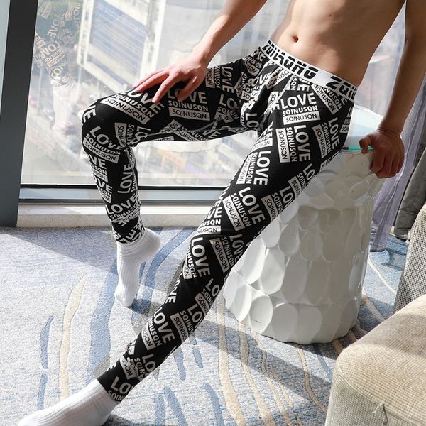 men's autumn personalized warm tight pants tight pants printed trendy men's close-fitting season warm leggings, Black;white
men's autumn personalized warm tight pants tight pants printed trendy men's close-fitting season warm leggings, Black;white