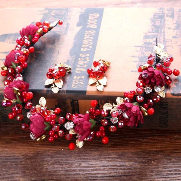 forseven red pink crystal pearl handmade crown tiaras headpiece jewelry women head piece wedding party hair accessories jl mx200720, White;golden
forseven red pink crystal pearl handmade crown tiaras headpiece jewelry women head piece wedding party hair accessories jl mx200720, White;golden