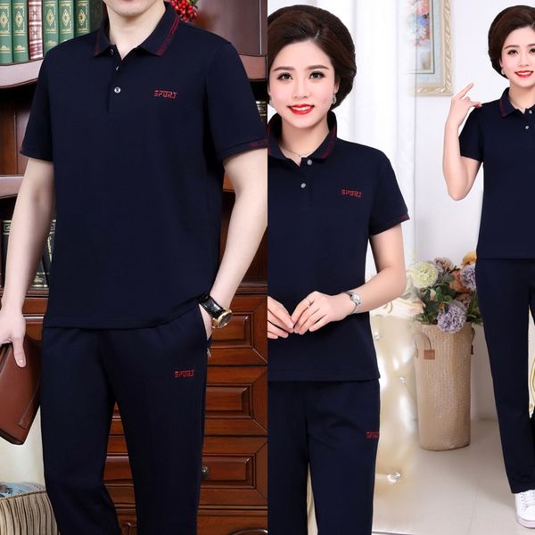 middle aged couple sports suit men's summer casual two-piece mom and dad sportswear sportswear summer, Black;red
middle aged couple sports suit men's summer casual two-piece mom and dad sportswear sportswear summer, Black;red
