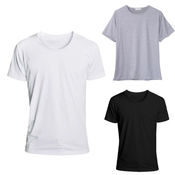 casual mens short sleeve t shirts summer solid breathable tee male o neck slim basic t shirt ing, White;black
casual mens short sleeve t shirts summer solid breathable tee male o neck slim basic t shirt ing, White;black