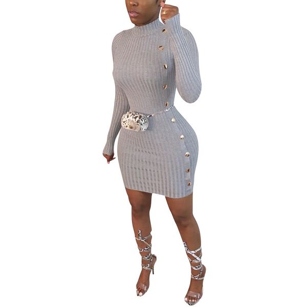casual dresses european style sheath short dress lady stand collar full sleeve package hip mini mls6320, Black;gray
casual dresses european style sheath short dress lady stand collar full sleeve package hip mini mls6320, Black;gray