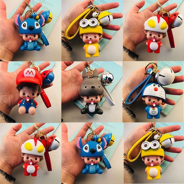 2019 new korean cartoon pendant doll cute qiqi key chain creative cute mario mario doll bag pendant, Silver
2019 new korean cartoon pendant doll cute qiqi key chain creative cute mario mario doll bag pendant, Silver