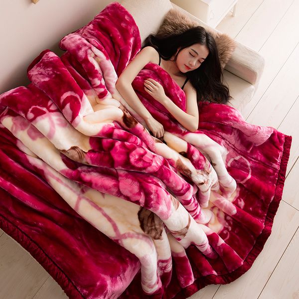 flowers red blanket raschel blanket winter gift thickened double layer super soft thick throw 150x200cm
flowers red blanket raschel blanket winter gift thickened double layer super soft thick throw 150x200cm