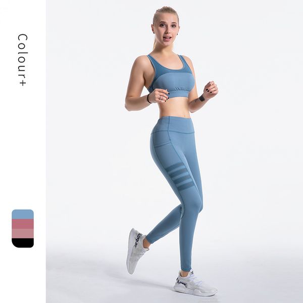 2020 striped mesh breathable yoga set yoga vest leggings 2 piece set gym running bra trousers sportswear fitness suit sport, White;red
2020 striped mesh breathable yoga set yoga vest leggings 2 piece set gym running bra trousers sportswear fitness suit sport, White;red