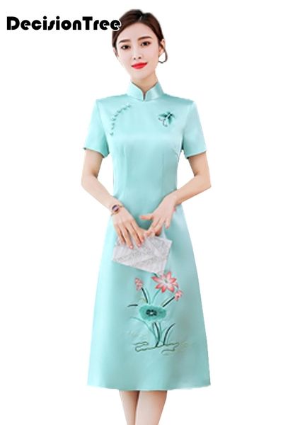 2020 chinese dress satin vintage women oriental cheongsam modern qipao female chinese traditional dress cheongsam, Red
2020 chinese dress satin vintage women oriental cheongsam modern qipao female chinese traditional dress cheongsam, Red