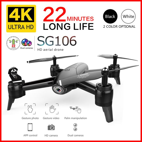 sg106 hd drone with dual camera 1080p /4k wifi fpv real time aerial video wide angle optical flow rc quadcopter helicopter toys
sg106 hd drone with dual camera 1080p /4k wifi fpv real time aerial video wide angle optical flow rc quadcopter helicopter toys