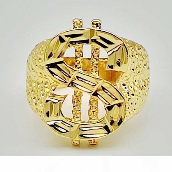 brand designer luxury 18k gold hip-hop street culture dollar sign punk big name luxury designer ring, Golden;silver
brand designer luxury 18k gold hip-hop street culture dollar sign punk big name luxury designer ring, Golden;silver