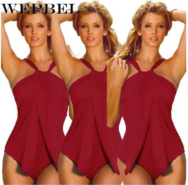 wepbel swimwear padded swim dress beach plus size swimsuit sport one piece swim wear women halter wear push up monokini, White;black
wepbel swimwear padded swim dress beach plus size swimsuit sport one piece swim wear women halter wear push up monokini, White;black