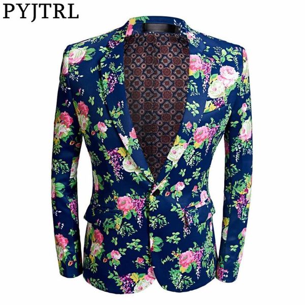pyjtrl brand new tide men blazer designs dark blue pink flower pattern slim fit casual suit jacket stylish wedding groom costume, White;black
pyjtrl brand new tide men blazer designs dark blue pink flower pattern slim fit casual suit jacket stylish wedding groom costume, White;black
