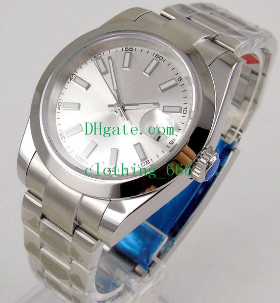 17 style men watch automatic mechanical movement 41mm date-just 126333 126300 126334 126331 silver gold steel strap men's watches, Slivery;brown
17 style men watch automatic mechanical movement 41mm date-just 126333 126300 126334 126331 silver gold steel strap men's watches, Slivery;brown