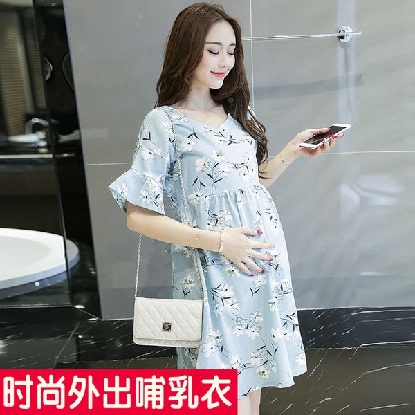 maternity clothes 2020 summer new style dress floral-print cotton linen feeding fashion mom pregnancy dresses, White
maternity clothes 2020 summer new style dress floral-print cotton linen feeding fashion mom pregnancy dresses, White