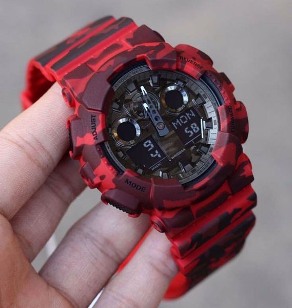camo red 100 sport shock watches shockproof automatic light army waterproof wristwatches new color drop shipping wholesale with box, Slivery;brown
camo red 100 sport shock watches shockproof automatic light army waterproof wristwatches new color drop shipping wholesale with box, Slivery;brown