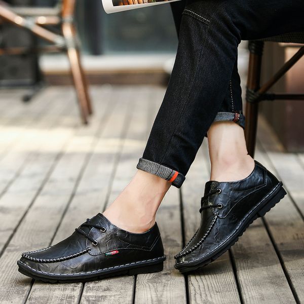 casual de mens zapatos loafers fashion mens men genuine causal shoes leather casuales sapato sale male para sneaker, Black
casual de mens zapatos loafers fashion mens men genuine causal shoes leather casuales sapato sale male para sneaker, Black