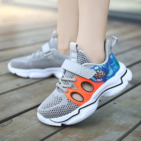 children's comfortable single net big boy boy's net 2020 new tide sports sports shoes hollow pupil shoes, Black
children's comfortable single net big boy boy's net 2020 new tide sports sports shoes hollow pupil shoes, Black