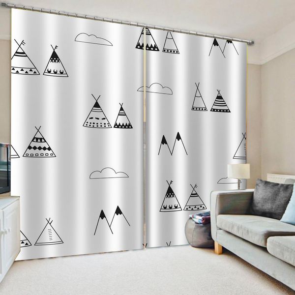 custom simple black and white curtains 3d blackout curtains for living room bedding room drapes cotinas para sala
custom simple black and white curtains 3d blackout curtains for living room bedding room drapes cotinas para sala