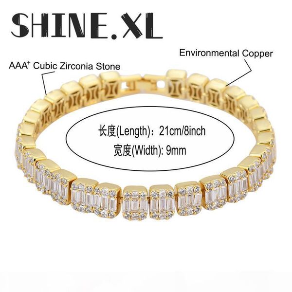 hip hop jewelry mens square cubic zirconia tennis bracelet chain 1 row gold color cz bracelet link birthday gift, Black
hip hop jewelry mens square cubic zirconia tennis bracelet chain 1 row gold color cz bracelet link birthday gift, Black