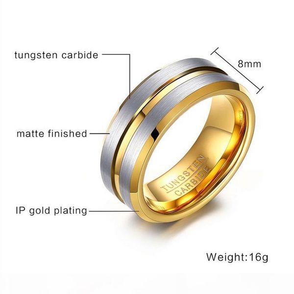 wholesale 8mm tungsten rings men jewelry 2017 new fashion rings groove design men's party rings male gift, Silver
wholesale 8mm tungsten rings men jewelry 2017 new fashion rings groove design men's party rings male gift, Silver