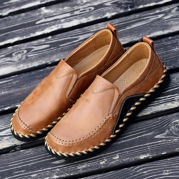 classic men casual shoes leather loafers shoes men fashion flats slip-on sneakers business work zapatos de hombre *, Black
classic men casual shoes leather loafers shoes men fashion flats slip-on sneakers business work zapatos de hombre *, Black