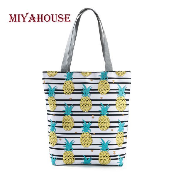miyahouse фрукты printed мешок плеча tote женщин сумки ананас полосатый дизайн повседневный сумка tote холст женский корзина
miyahouse фрукты printed мешок плеча tote женщин сумки ананас полосатый дизайн повседневный сумка tote холст женский корзина