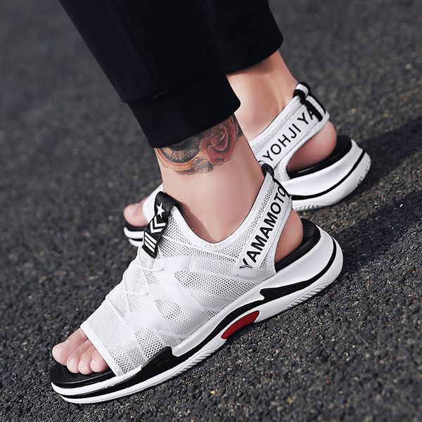 men summer sandals mesh breathable flat shoes casual slip-on loafer shoes man sandal lightweight comfortable leisure cool, Black
men summer sandals mesh breathable flat shoes casual slip-on loafer shoes man sandal lightweight comfortable leisure cool, Black