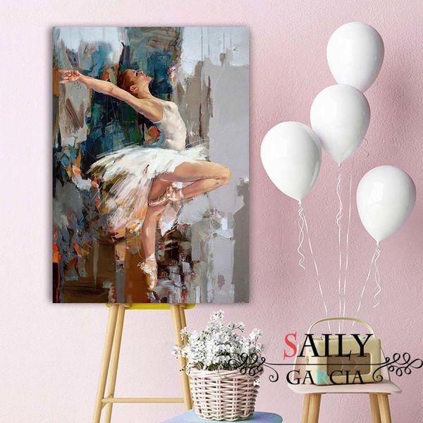 handmade original dancing ballerina oil painting famous mahnoor artist painted abstract ballet girl wall painting
handmade original dancing ballerina oil painting famous mahnoor artist painted abstract ballet girl wall painting