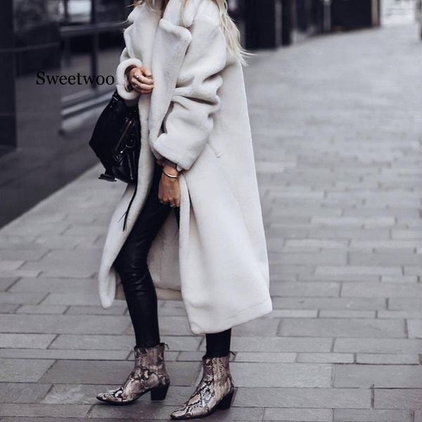 2020 faux lambswool fur coats long jacket women winter warm oversized outerwear women thick overcoat, Black
2020 faux lambswool fur coats long jacket women winter warm oversized outerwear women thick overcoat, Black