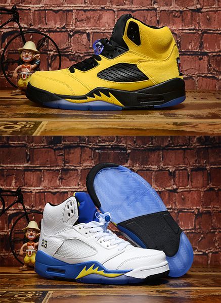 5s sp michigan 5 yellow men basketball shoes 5s outdoor sneakers trainer shoes size7~13, White;red
5s sp michigan 5 yellow men basketball shoes 5s outdoor sneakers trainer shoes size7~13, White;red