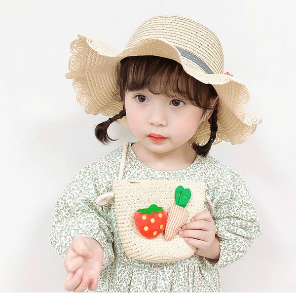 2020 new strawberry children's bag sunscreen strawberry straw hat korean cute messenger bag ins wind straw hat sunscreen, Blue;gray
2020 new strawberry children's bag sunscreen strawberry straw hat korean cute messenger bag ins wind straw hat sunscreen, Blue;gray