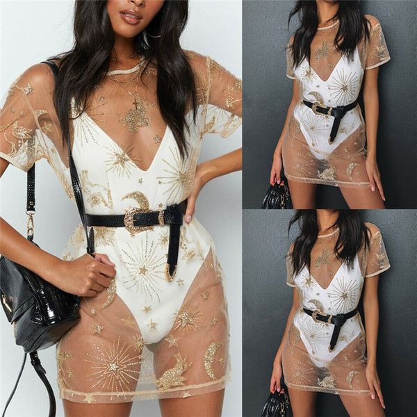 2020 women fashion fishnet cover up ladies mesh sheer female short sleeve casual dresses see through mini dresses size s xl, Black;gray
2020 women fashion fishnet cover up ladies mesh sheer female short sleeve casual dresses see through mini dresses size s xl, Black;gray