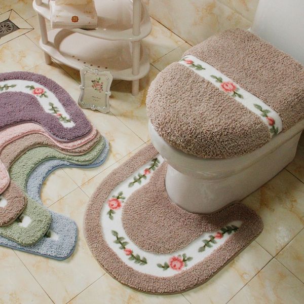 pastoral u-shaped cover toilet water absorbing floor door non-slip carpet non-slip mat waterproof anti-skid mat toilet carpet
pastoral u-shaped cover toilet water absorbing floor door non-slip carpet non-slip mat waterproof anti-skid mat toilet carpet