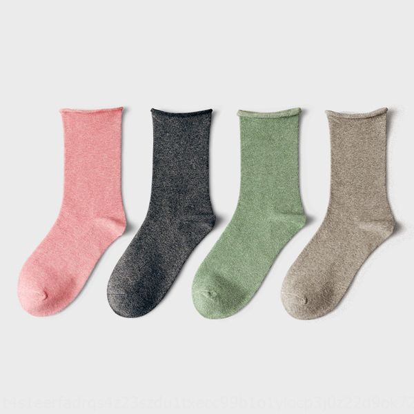 women's medium medium socks pure cotton solid color middle tube stockings stacked socks, Pink;yellow
women's medium medium socks pure cotton solid color middle tube stockings stacked socks, Pink;yellow