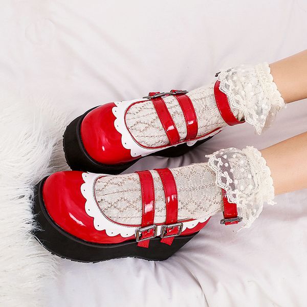 ymechic 2020 autumn new lolita princess platform mary jane shoes red white black party patent cosplay wedges shoes womens pumps
ymechic 2020 autumn new lolita princess platform mary jane shoes red white black party patent cosplay wedges shoes womens pumps