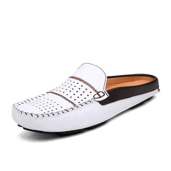 summer men's casual shoes moccasins comfortable breathable slip-on boat shoes men genuine leather slippers mens penny loafers, Black
summer men's casual shoes moccasins comfortable breathable slip-on boat shoes men genuine leather slippers mens penny loafers, Black