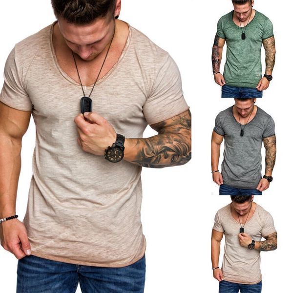 мужские tshirts лето с коротким рукавом повседневная топы мода мужская v шеи фитнес спортивные футболки, White;black
мужские tshirts лето с коротким рукавом повседневная топы мода мужская v шеи фитнес спортивные футболки, White;black