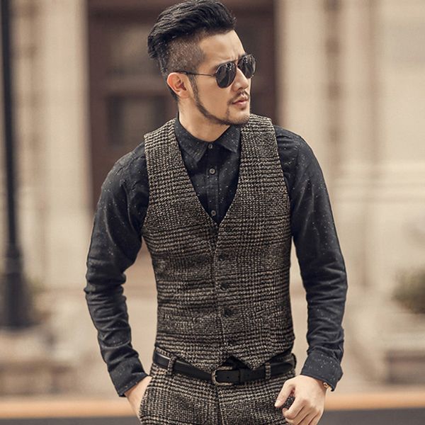 men's slim fit suit wedding groom vest for men waistcoat colete hommen gilet homme vintage single breasted chaleco vestir hombre, Black;white
men's slim fit suit wedding groom vest for men waistcoat colete hommen gilet homme vintage single breasted chaleco vestir hombre, Black;white