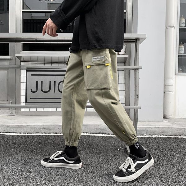 streetwear men cargo pants 2020 side pocket men's loose harem pants solid color man joggers plus sized, Black
streetwear men cargo pants 2020 side pocket men's loose harem pants solid color man joggers plus sized, Black