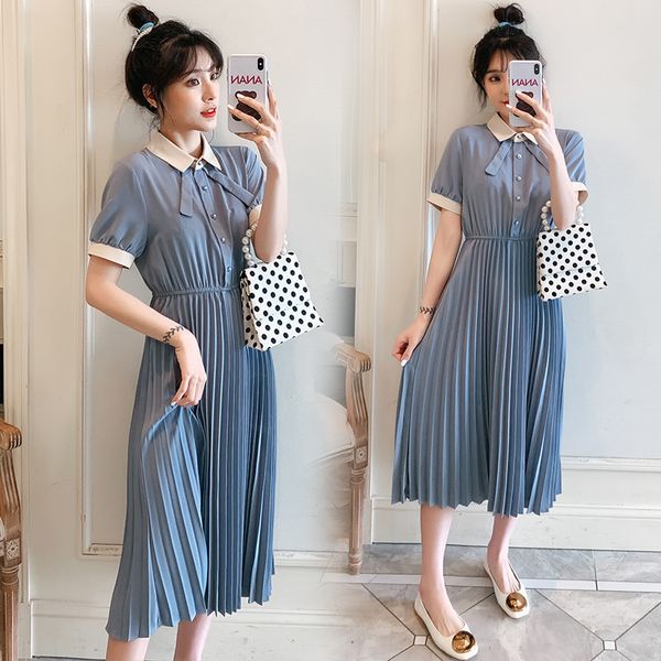 1053# maternity clothes summer chiffon slimming short sleeve loose stylish dress for pregnant women pregnancy clothes, White
1053# maternity clothes summer chiffon slimming short sleeve loose stylish dress for pregnant women pregnancy clothes, White