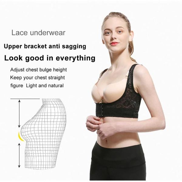 back support breathable women lace corrector vest clavicle spine shoulder lumbar brace belt posture correction 3#, Black;blue
back support breathable women lace corrector vest clavicle spine shoulder lumbar brace belt posture correction 3#, Black;blue
