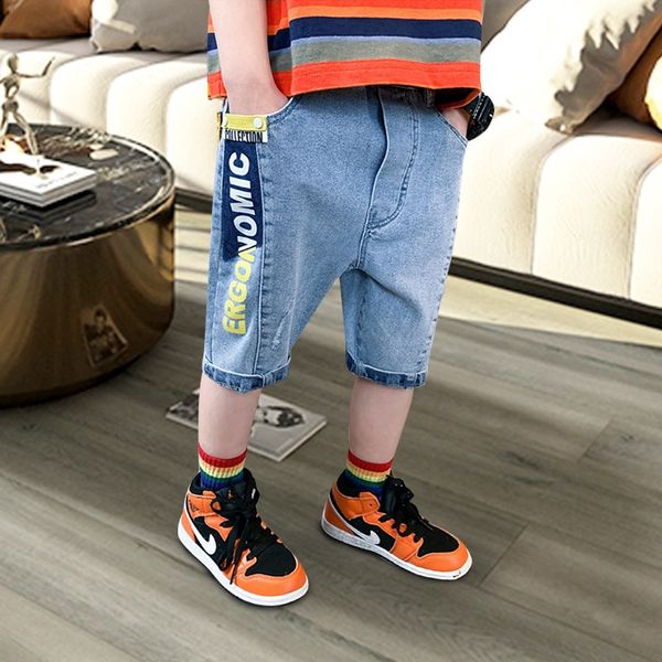 2020 new western style children's shorts thin boys' casual pants jeans and jeans korean style children's casual pants all-mat, Blue
2020 new western style children's shorts thin boys' casual pants jeans and jeans korean style children's casual pants all-mat, Blue
